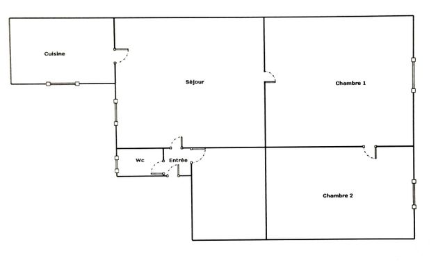 Appartement F3 à vendre - 3 pièces - 57.6 m2 - REIMS - 51 - CHAMPAGNE-ARDENNE - Century 21 Espace Conseil